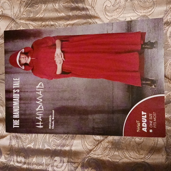 Spirit Handmaid's Tale Cloak & Bonnet Costume One Size NWOT - Picture 1 of 6
